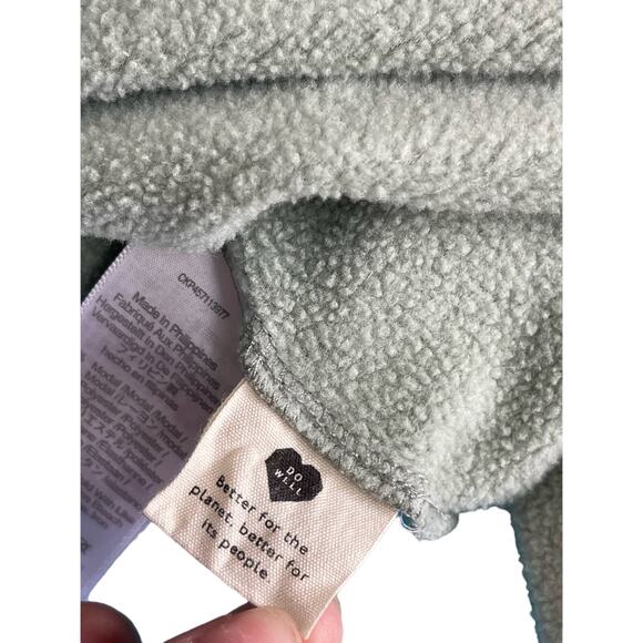 Madewell MWL Lounge Lightweight Sweatshirt Mint Size XS - Picture 7 of 10